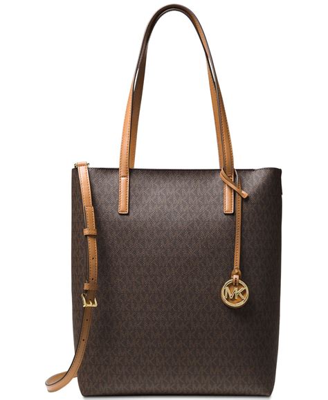 michael kors signature hayley large north south tote|Hayley Large Logo North.